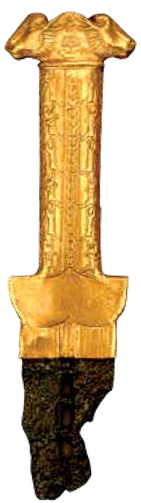 شمشیر هخامنشی در نزدیکی «نیکوپل» در منطقه «دنیپر» اوکراین کشف شده است و در موزه ارمیتاژ قرار دارد